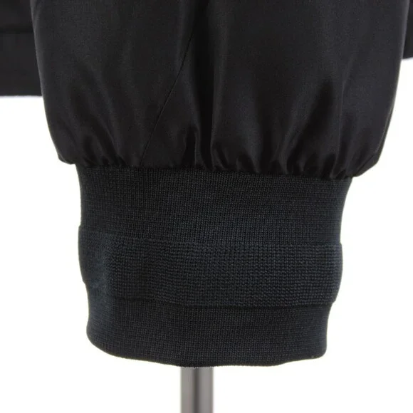 Zanella NWT Padded Nylon Jacket w/ Optional Hood Size Large US In Solid Blue